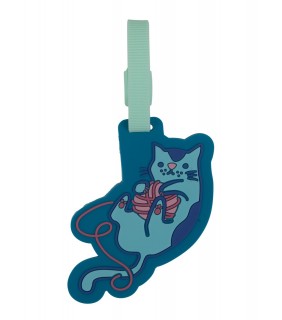 Spencil Bag Tag - Crazy Cats