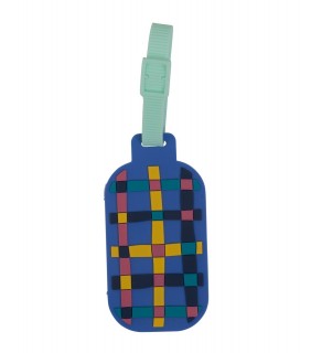 Spencil Bag Tag - Pastel Plaid