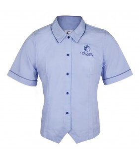 Blouse Girls Middle School Formal - Blue