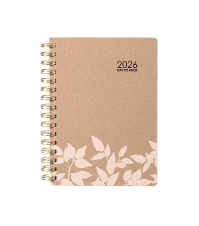 Cumberland 2026 ECOWISE DIARY A5 DAY TO PAGE KRAFT