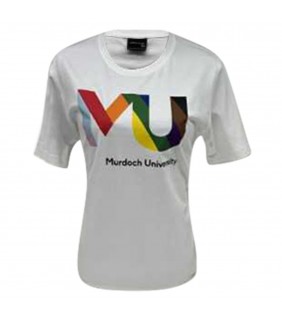 Multi Colour T-shirt White - Unisex 