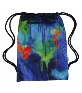 Spencil Big Drawstring Bag - Colour Drip
