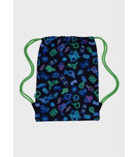 Spencil Big Drawstring Bag - Neon Life