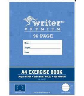 Writer Premium A4 96 Page Exercise Book