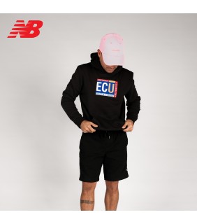 ECU New Balance Mens Black Pullover Hoodie Crest