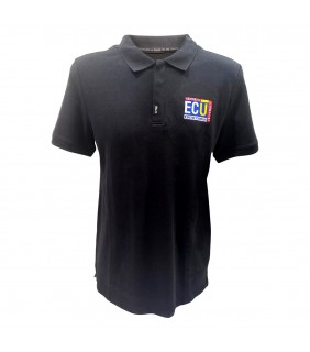 ECU Mens Black Polo