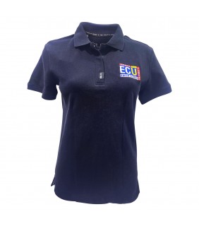 ECU Womens Black Polo 