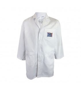 ECU - Unisex Lab Coat White