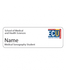 Name Badge Sonography Student