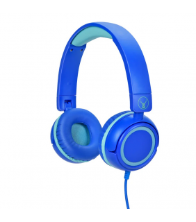 BONELK Comfort Kids Wired Headphones (Blue/Green)