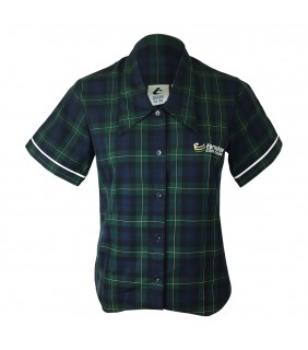 Earnshaw State College Blouse Junior Check