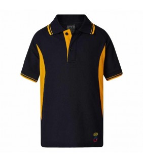 Polo Short Sleeve Navy/Gold