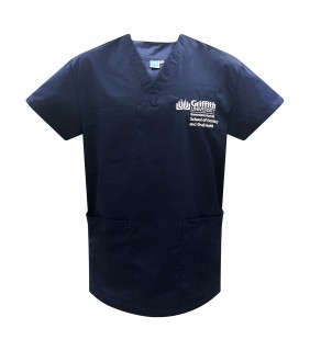 GU Dentistry Scrub Top Sailor Blue 