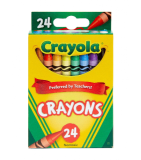 Crayola 24 Crayon Tuck Box