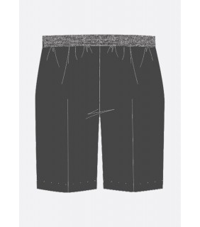 Shorts Formal Boys Elastic Back Dark Grey