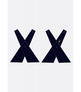 Tie Cross over Button On