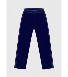 Microfibre Straight Leg Track Pants - Cardina