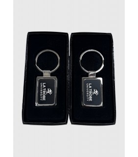 La Trobe University Laser Etch Metal Keyring