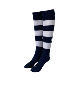 BLK TEK Sock Striped Navy/White 