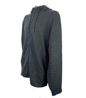 BLK Jacket Zip Hoodie Mens Essential Dark Grey
