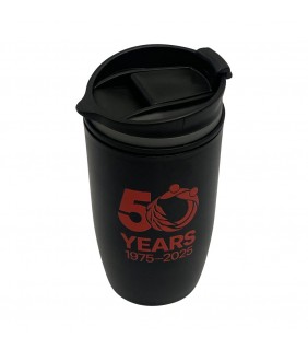 50th Anniversary Travel Mug Black