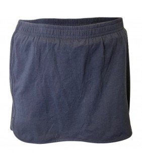 Stockline A-Line Cotton Sport Skort - Dark Navy