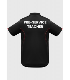 MU Education Razor Polo BLK/RED - Mens 