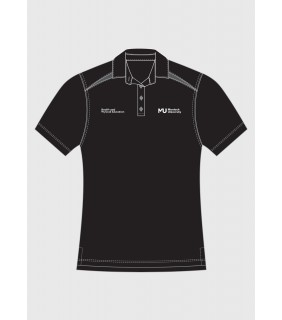 Health and Physical Education Polo Black/Grey - Ladies