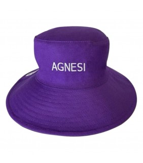 Hat Bucket Student Purple Agnesi 
