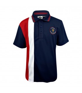Polo Navy/Red/White Sport