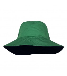 Hat Bucket Ink Navy/Green Reversible