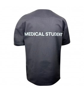 GU Medical Scrub Top Charcoal