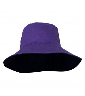 Hat Bucket Ink Navy/Purple Reversible