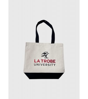 La Trobe University Sedona Canvas Tote Bag Black