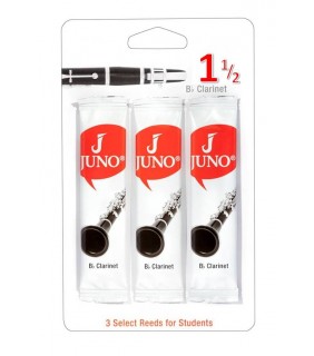 Juno Clarinet Reed Card of 3 Grade 1.5