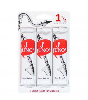Juno Bass Clarinet Reeds 3pk Grade 1.5