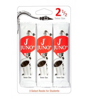 Juno Tenor Sax Reed Card of 3 Grade 2.5