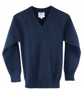 Trutex Poly Cotton Knitted Jumper Navy