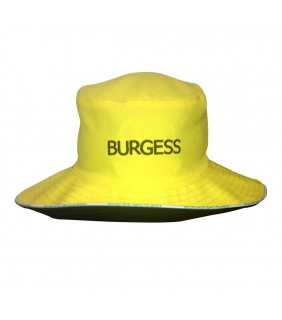 Hat Bucket Black/Yellow Burgess