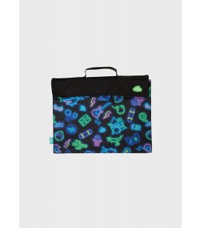 Spencil Library Bag - Neon Life