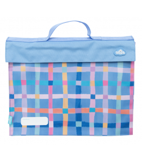 Spencil Library Bag - Pastel Plaid