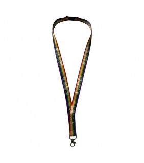 Lanyard Sublimated Rainbow