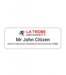 LTU Name Badge - School of Agriculture, Biomedicine and Environment