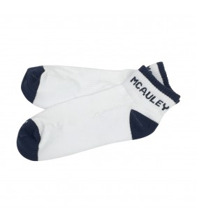 Sock White / Navy