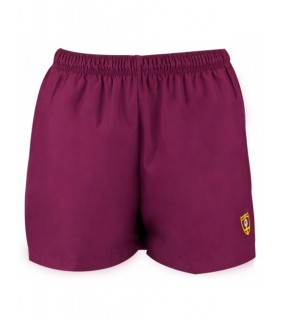 Short Sport Microfibre Unisex Maroon