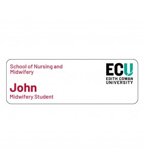 ECU Name Badge - Midwifery Student
