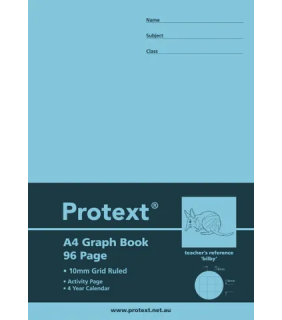 Protext A4 96pg Graph Book 10mm