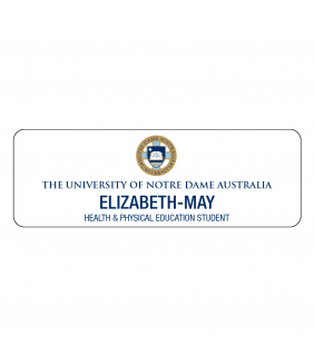 University of Notre Dame Health and Physical Education Student