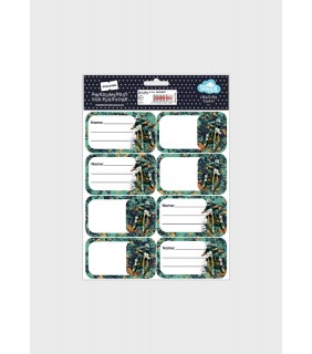 Spencil Book Labels - Moto Camo Trax