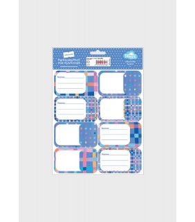 Spencil Book Labels - Pastel Plaid